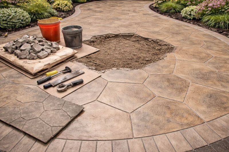 Decorative Concrete Repair in Cumming, GA