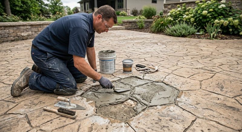 Decorative Concrete Repair in Alpharetta, GA