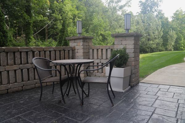 Concrete Patio Stamping
